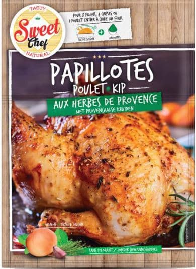 Papillote Herbes de Provence 34G avec sachet