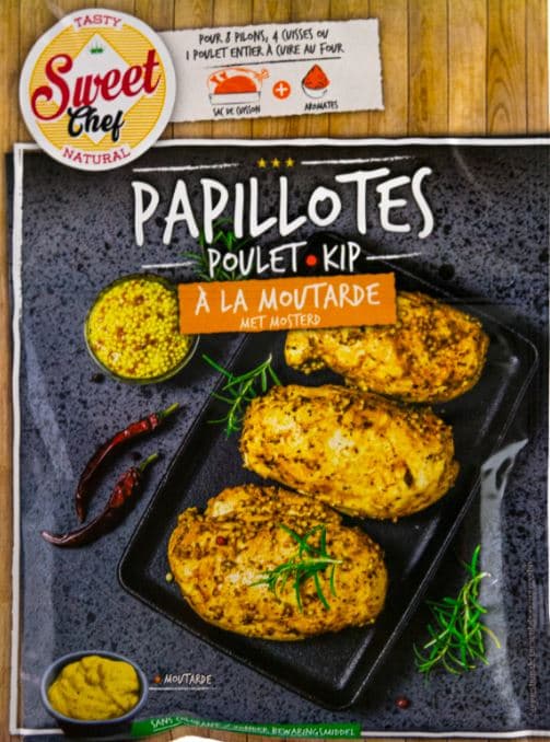 Papillote Poulet a la Moutarde 30G avec sachet