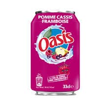 Oasis  pomme cassis can 33cl