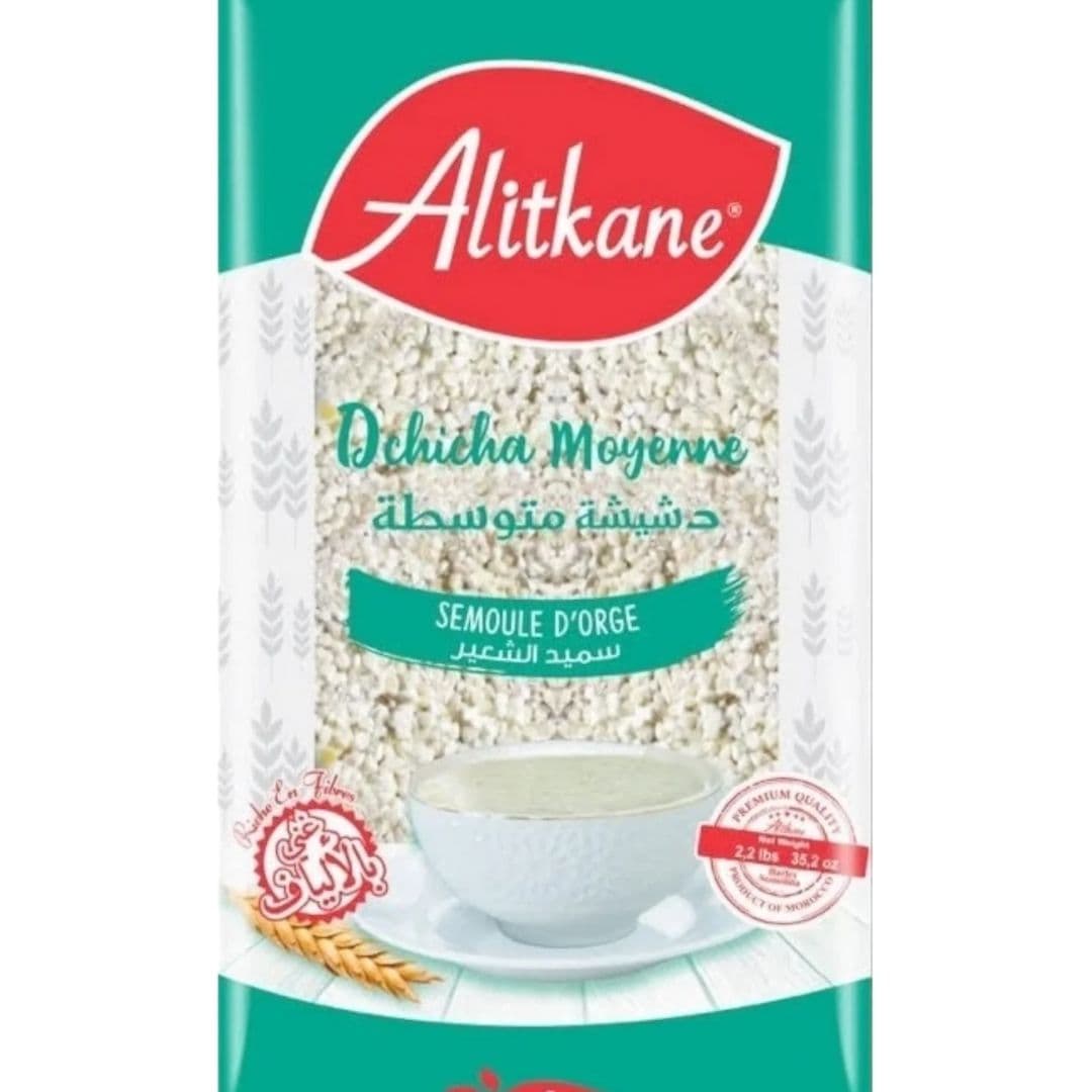Semoule d'Orge Moyenne Dhicha 1kg