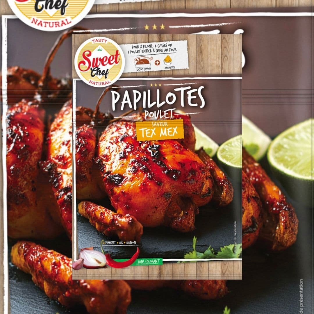 Papillote TEX MEX 30G avec sachet