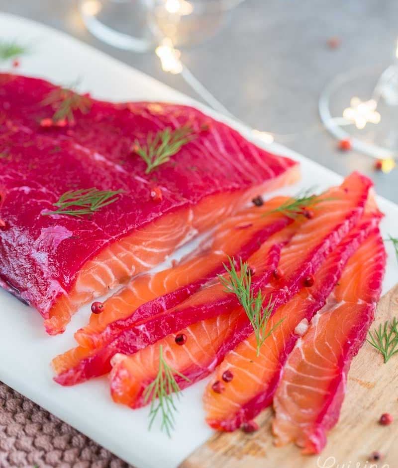 Salmon Gravelax Home Made 100G