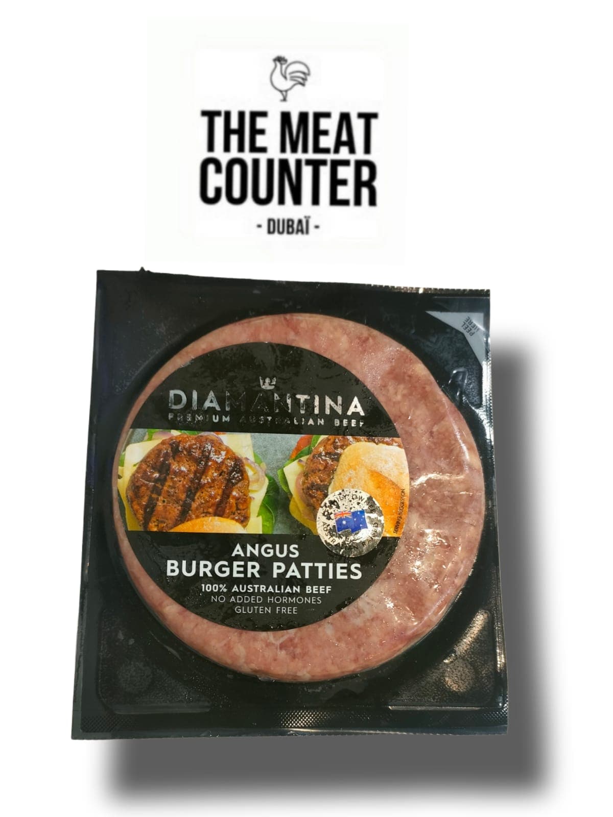 DIAMANTINA ANGUS BURGER PATTIES 100G (FROZEN)