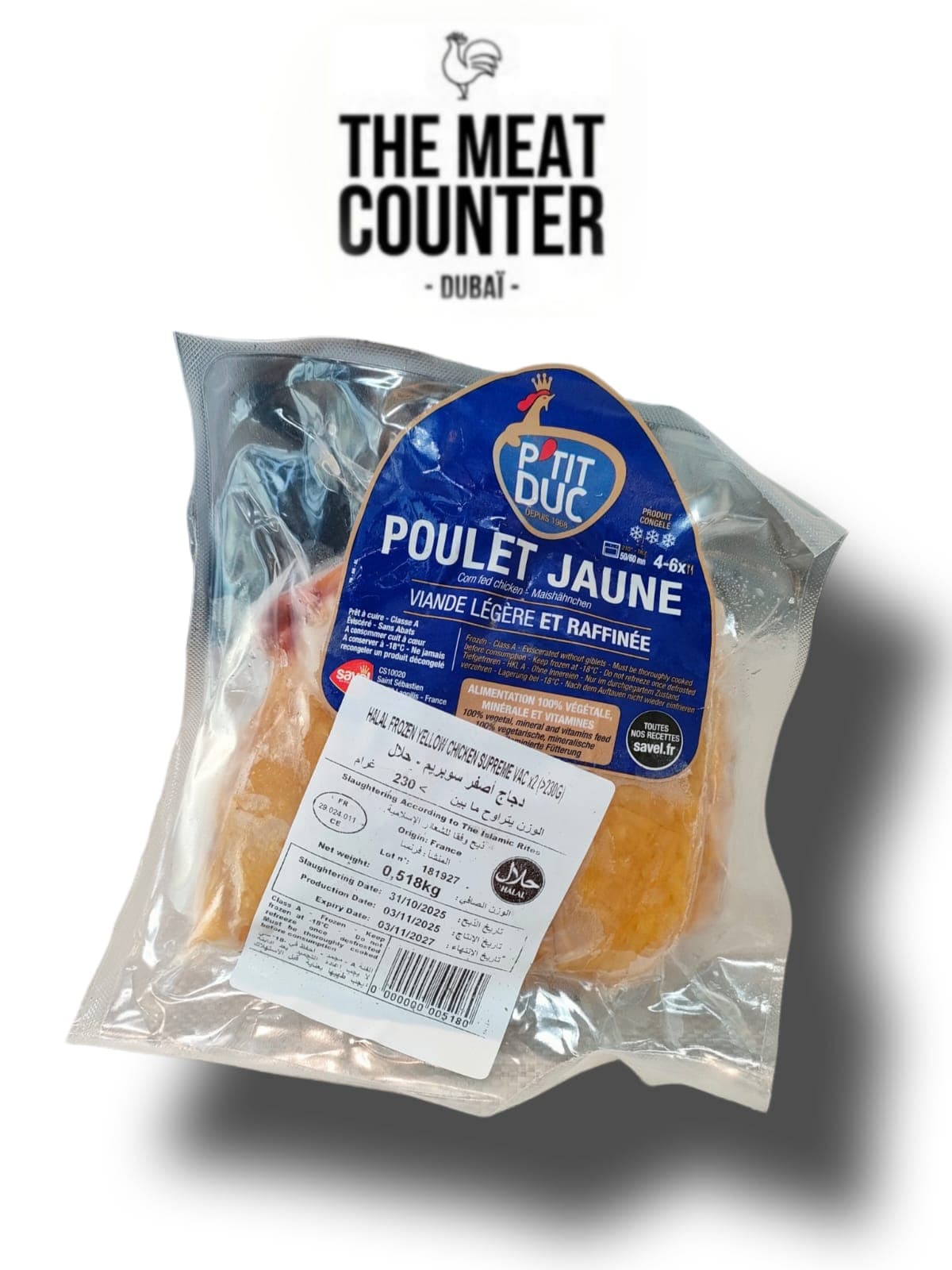 Premium FRENCH Chicken Supreme P'TIT DUC (FROZEN)
