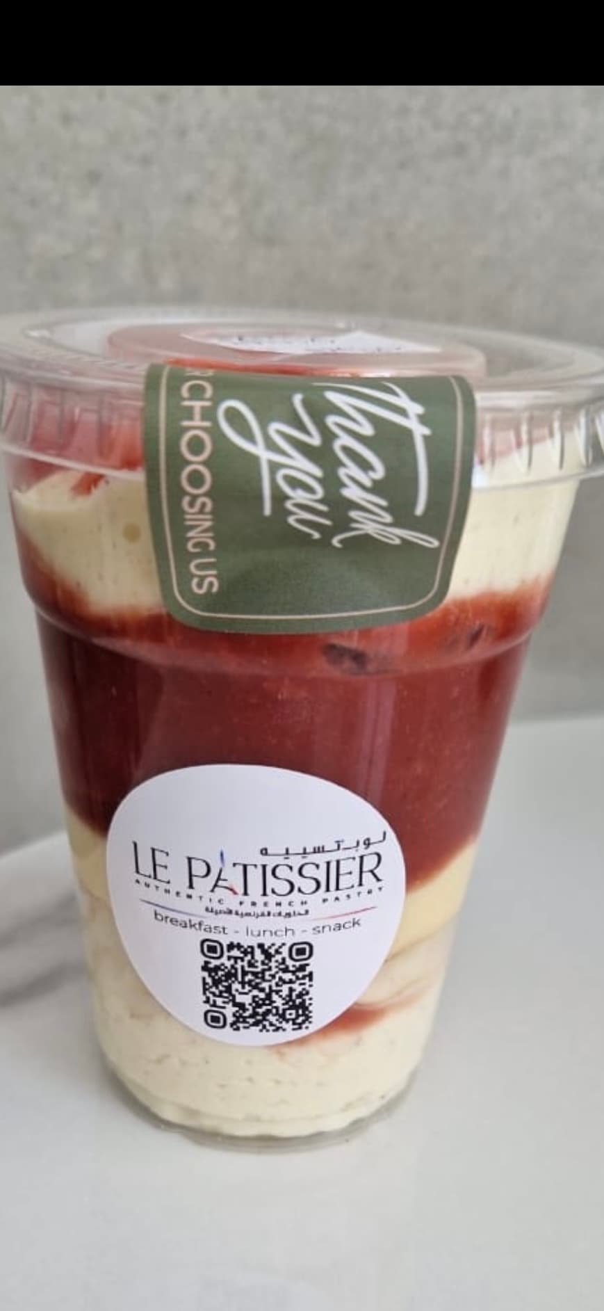 Verrine fraise